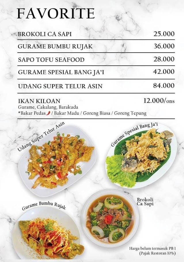 Menyantap Aneka Olahan Seafood di Kepiting Bang Ja'i Yogyakarta